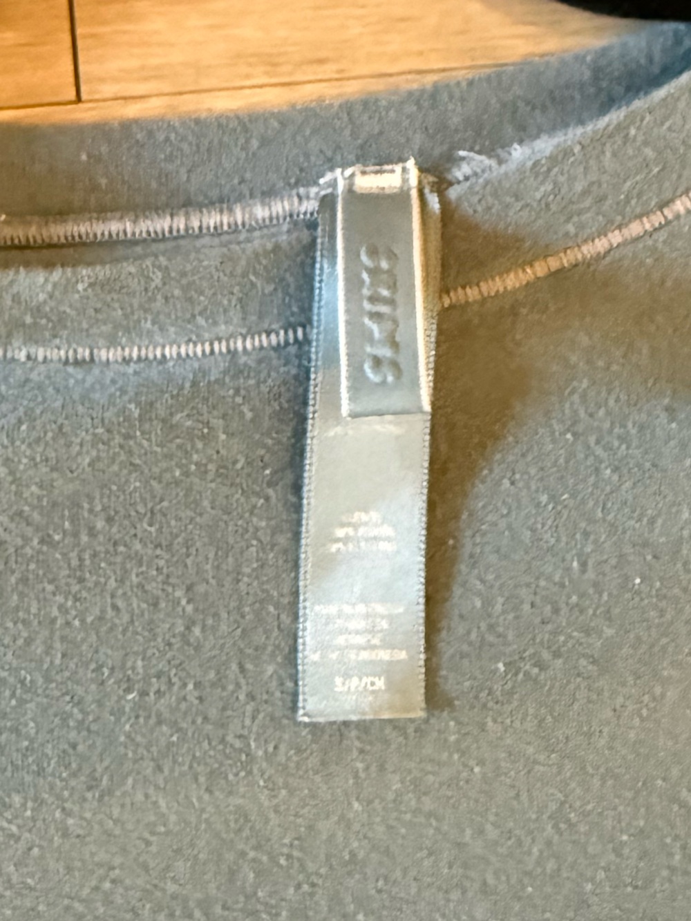 SKIMS Short Sleeve Tee in Dusty Sage - Picture 2 of 2